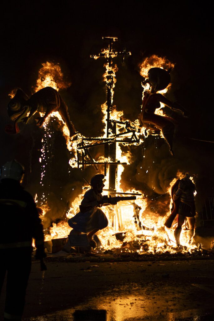 Falla quemada