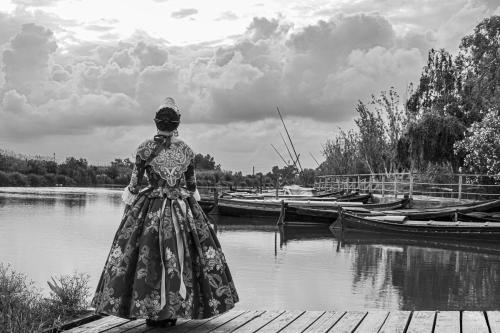 Fallera en el parque de la Albufera