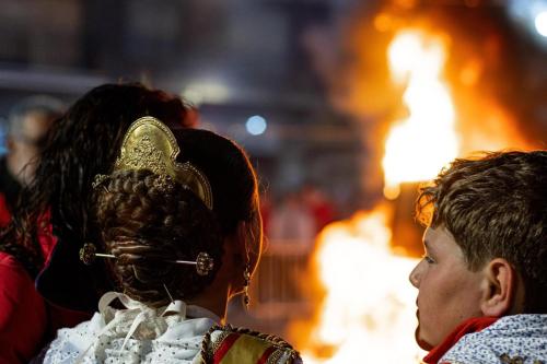 Momentos de la cremá en fallas